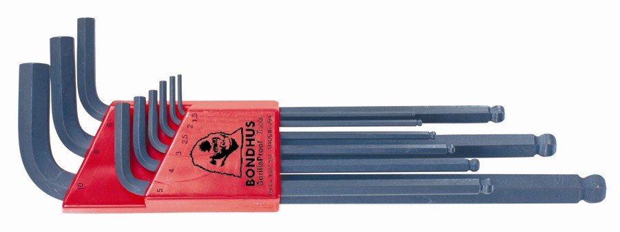 Набор шестигранников с кулачком ''Bondhus Balldriver'' /9 шт., cерия GorillaProf