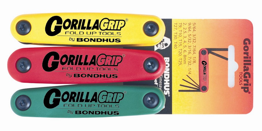 Комплект из 3-х наборов шестигранников ''Bondhus'' cерии GorillaGrip