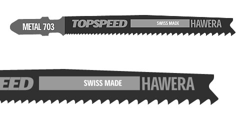 Пилка HAWERA/TOPSPEED (мет.профили, искусств.мат.) (уп.)