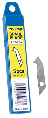 Лезвия TAJIMA LB70AH/BE для ножей LC-701 /5 шт. в футляре Лезвия TAJIMA LB70AH/BE для ножей LC-701 /5 шт. в футляре
